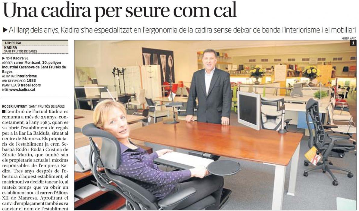 UNA SILLA PARA SENTARSE CORRECTAMENTE